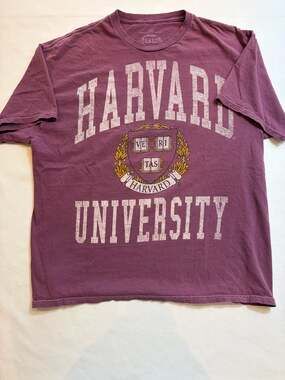 Harvard University Licensed Collegiate Graphic T-Shirt Maroon